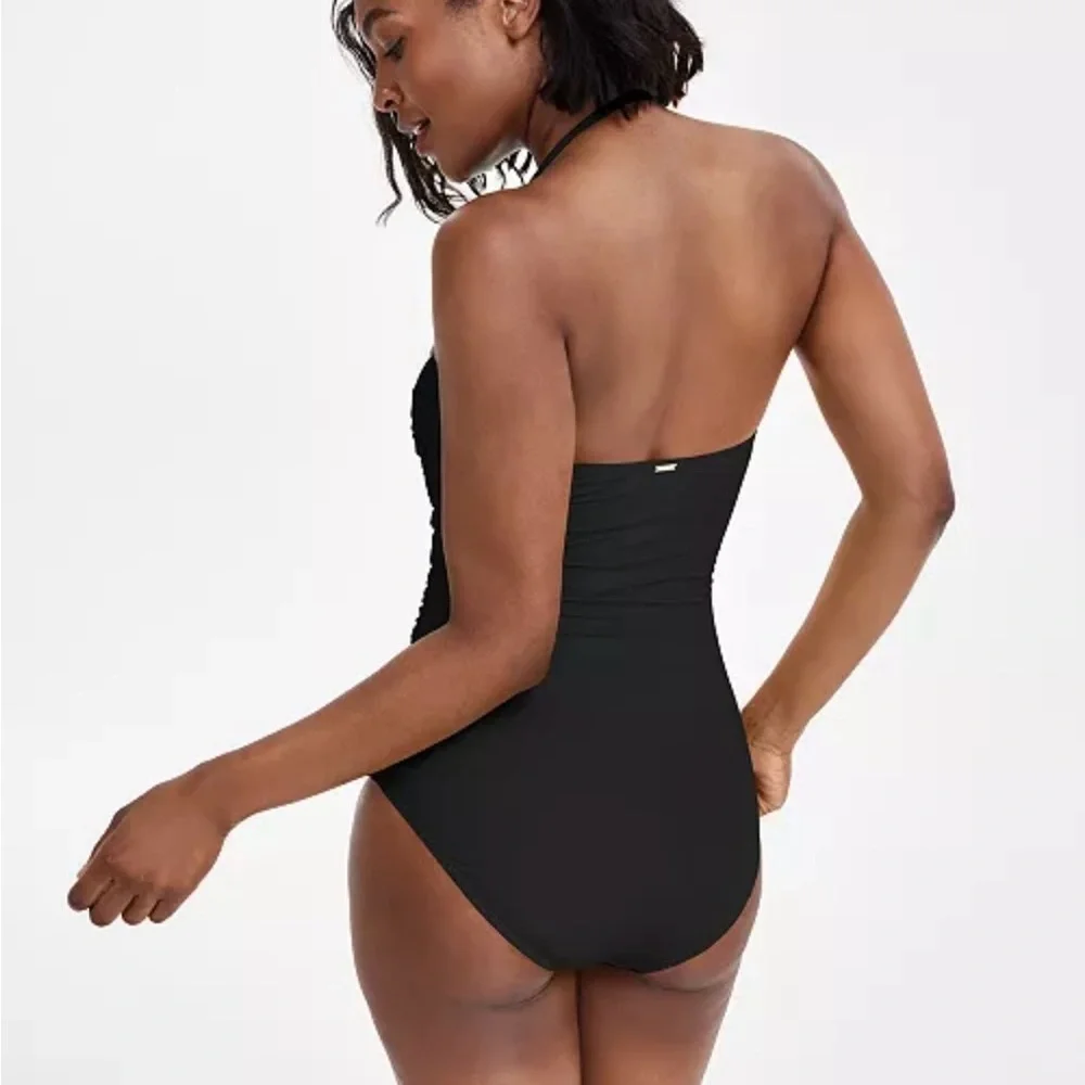 Anne Cole Women's Twist Front Shirred One
Piece Swimsuit Size 14 - Picture 4 of 15